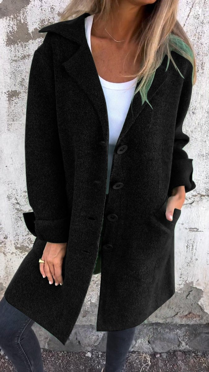 Anneliese | Women's Relaxed Fit Longline Button Front Coat