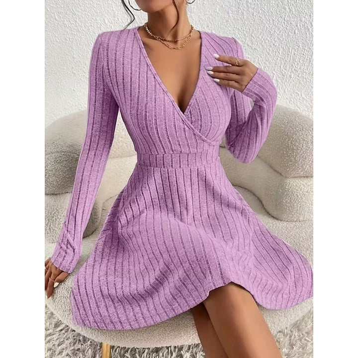 Marisol | Women's Wrap Neck A-Line Dress