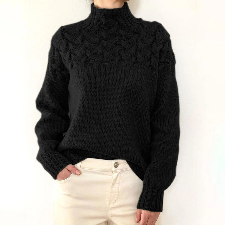 Elena – Warm Knitted Turtleneck